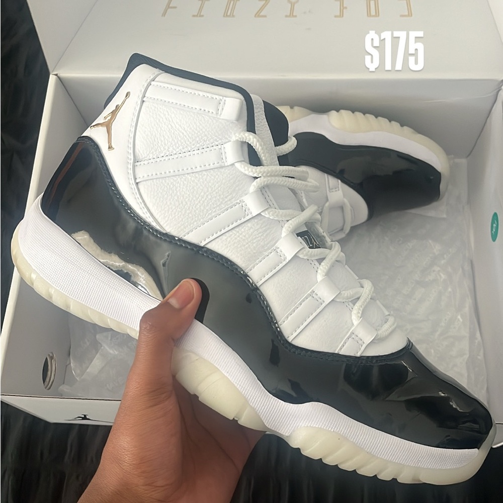 Air Jordan 11 Retro Black and White Sneakers